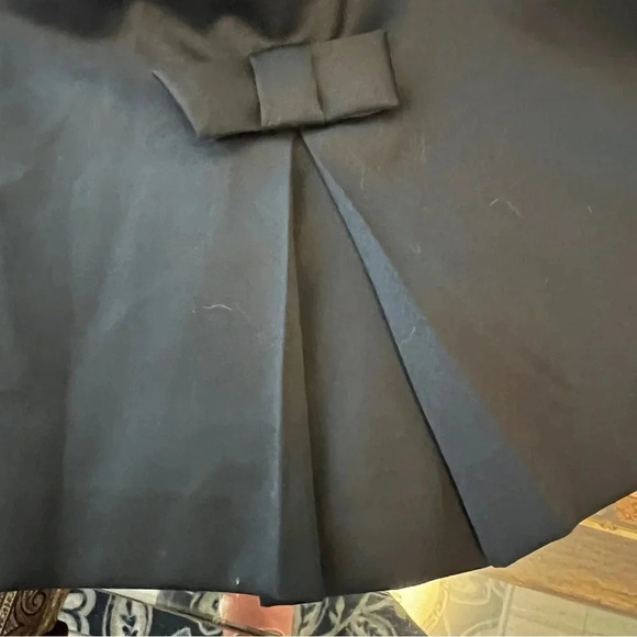 vintage ANNA MARCHETTI made in italy 100% Wool Skirt Lined Bow at Hem Size 46 - Picture 5 of 11